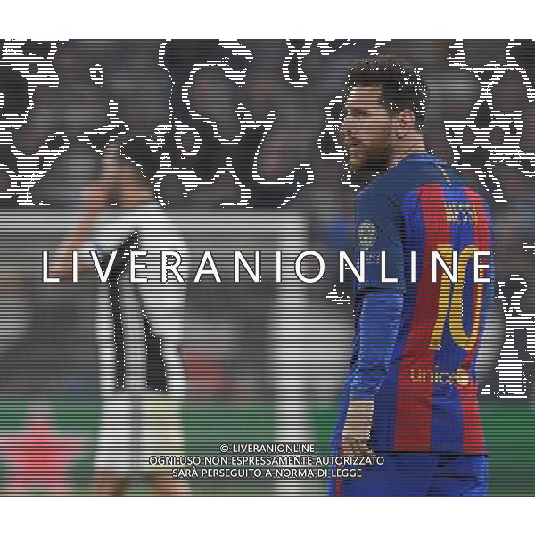 UEFA Champions League 2016/2017 Quarti di Finale Andata Torino - 11.04.2017 Juventus-Barcellona Nella Foto:messi lionel /Ph.Vitez-Ag. Aldo Liverani