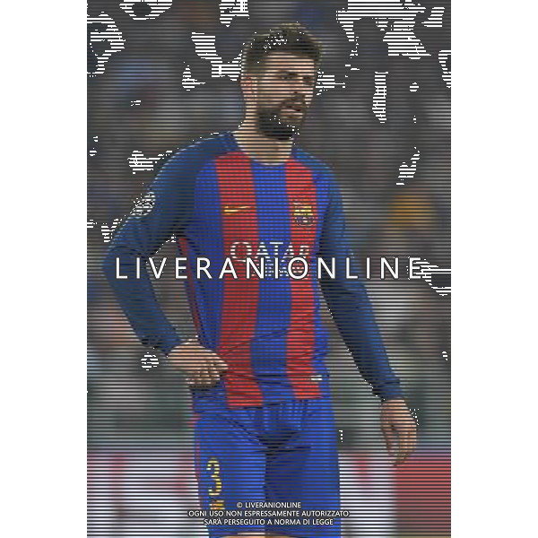 UEFA Champions League 2016/2017 Quarti di Finale Andata Torino - 11.04.2017 Juventus-Barcellona Nella Foto:pique\' gerard /Ph.Vitez-Ag. Aldo Liverani