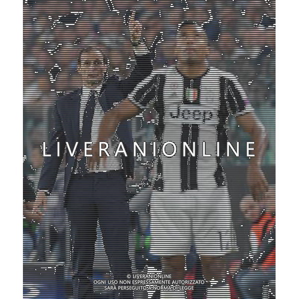 UEFA Champions League 2016/2017 Quarti di Finale Andata Torino - 11.04.2017 Juventus-Barcellona Nella Foto:allegri massimiliano /Ph.Vitez-Ag. Aldo Liverani