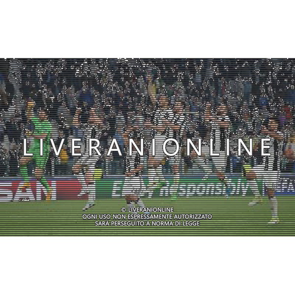 UEFA Champions League 2016/2017 Quarti di Finale Andata Torino - 11.04.2017 Juventus-Barcellona Nella Foto:esultanza finale juventus /Ph.Vitez-Ag. Aldo Liverani