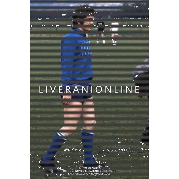Roberto Boninsegna calciatore italiano, di ruolo attaccante - Retrospettiva nella foto con la maglia della nazionale italiana © ARCHIVIO / AGENZIA ALDO LIVERANI SAS