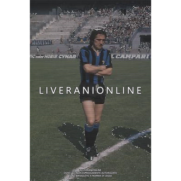 Roberto Boninsegna calciatore italiano, di ruolo attaccante - Retrospettiva nella foto con la maglia dell\'Internazionale © ARCHIVIO / AGENZIA ALDO LIVERANI SAS