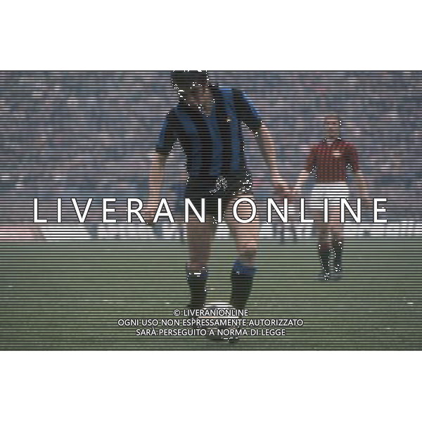 Roberto Boninsegna calciatore italiano, di ruolo attaccante - Retrospettiva nella foto con la maglia dell\'Internazionale © ARCHIVIO / AGENZIA ALDO LIVERANI SAS