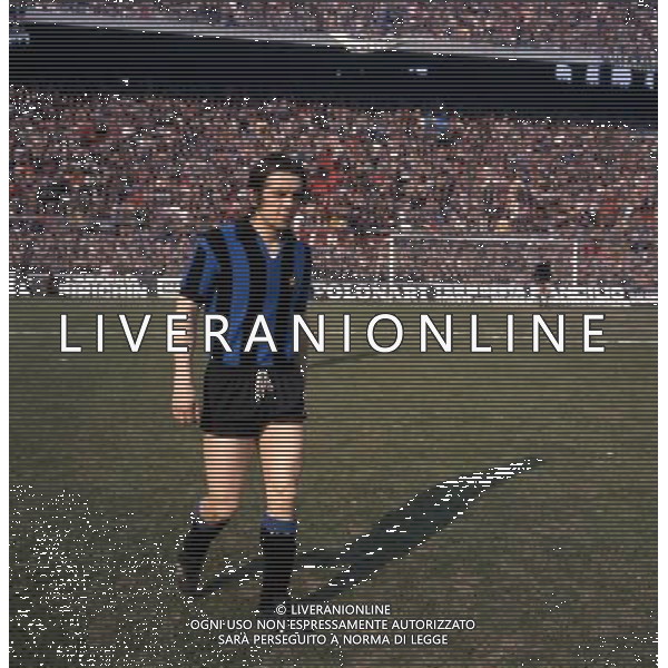 Roberto Boninsegna calciatore italiano, di ruolo attaccante - Retrospettiva nella foto con la maglia dell\'Internazionale © ARCHIVIO / AGENZIA ALDO LIVERANI SAS
