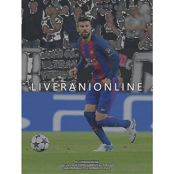 UEFA Champions League 2016/2017 Quarti di Finale Andata Torino - 11.04.2017 Juventus-Barcellona Nella Foto:Piqueâ€™ Gerard /Ph.Vitez-Ag. Aldo Liverani