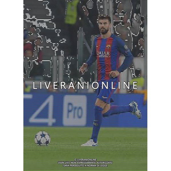 UEFA Champions League 2016/2017 Quarti di Finale Andata Torino - 11.04.2017 Juventus-Barcellona Nella Foto:Piqueâ€™ Gerard /Ph.Vitez-Ag. Aldo Liverani