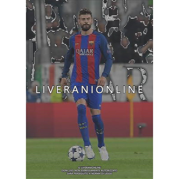 UEFA Champions League 2016/2017 Quarti di Finale Andata Torino - 11.04.2017 Juventus-Barcellona Nella Foto:Piqueâ€™ Gerard /Ph.Vitez-Ag. Aldo Liverani