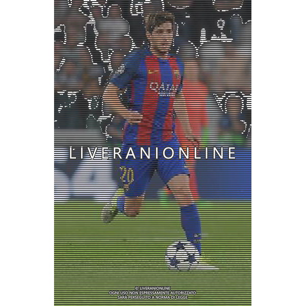 UEFA Champions League 2016/2017 Quarti di Finale Andata Torino - 11.04.2017 Juventus-Barcellona Nella Foto:Sergi Roberto /Ph.Vitez-Ag. Aldo Liverani