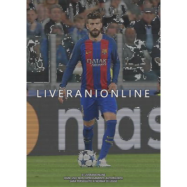 UEFA Champions League 2016/2017 Quarti di Finale Andata Torino - 11.04.2017 Juventus-Barcellona Nella Foto:Piqueâ€™ Gerard /Ph.Vitez-Ag. Aldo Liverani