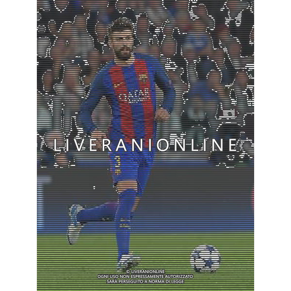 UEFA Champions League 2016/2017 Quarti di Finale Andata Torino - 11.04.2017 Juventus-Barcellona Nella Foto:Piqueâ€™ Gerard /Ph.Vitez-Ag. Aldo Liverani