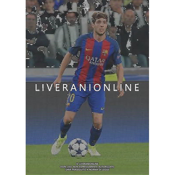 UEFA Champions League 2016/2017 Quarti di Finale Andata Torino - 11.04.2017 Juventus-Barcellona Nella Foto:Sergi Roberto /Ph.Vitez-Ag. Aldo Liverani