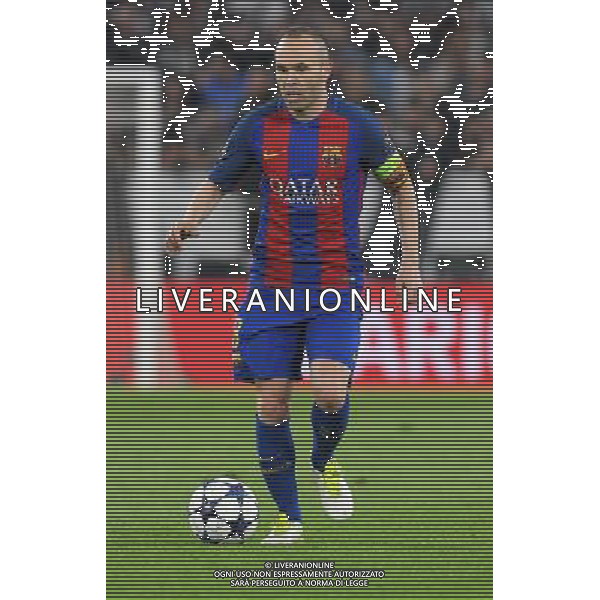 UEFA Champions League 2016/2017 Quarti di Finale Andata Torino - 11.04.2017 Juventus-Barcellona Nella Foto:Iniesta Andreas /Ph.Vitez-Ag. Aldo Liverani