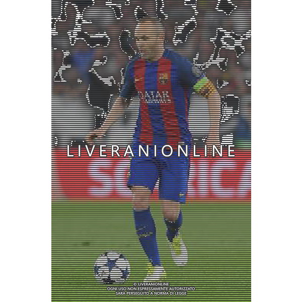 UEFA Champions League 2016/2017 Quarti di Finale Andata Torino - 11.04.2017 Juventus-Barcellona Nella Foto:Iniesta Andreas /Ph.Vitez-Ag. Aldo Liverani