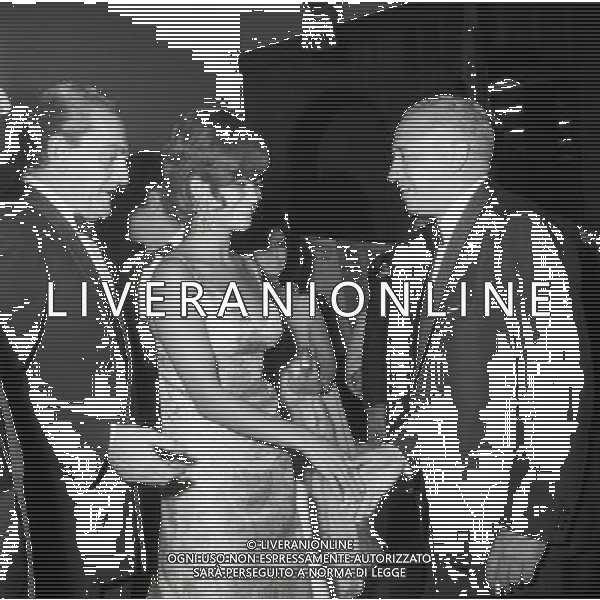 Claudia Cardinale alla Mostra del Cinema di Venezia nel 1965 - Retrospettiva nella foto con il regista Luchino Visconti ©ARCHIVIO / AGENZIA ALDO LIVERANI SAS