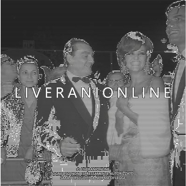 Claudia Cardinale alla Mostra del Cinema di Venezia nel 1965 - Retrospettiva nella foto con il regista Luchino Visconti e Jean Sorel ©ARCHIVIO / AGENZIA ALDO LIVERANI SAS