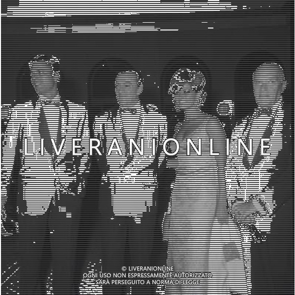 Claudia Cardinale alla Mostra del Cinema di Venezia nel 1965 - Retrospettiva nella foto con il regista Luchino Visconti e Jean Sorel ©ARCHIVIO / AGENZIA ALDO LIVERANI SAS