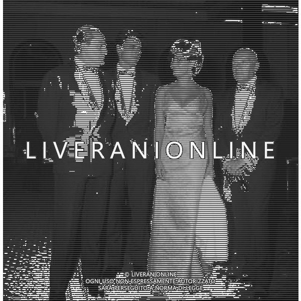 Claudia Cardinale alla Mostra del Cinema di Venezia nel 1965 - Retrospettiva nella foto con il regista Luchino Visconti e Jean Sorel ©ARCHIVIO / AGENZIA ALDO LIVERANI SAS