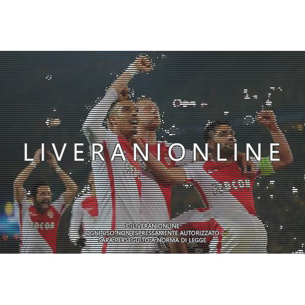firo : 12.04.2017 Fu§ball, Saison 2016/2017, Champions League, BVB, Borussia Dortmund - AS Monaco, Viertelfinal-Hinspiel Torjubel, Jubel, Freude, Kylian MBAPPE, AS Monaco, ganze Figur, $worldrights,Es gelten unsere AGB, einsehbar auf - esultanza www.firosportphoto.de, copyright by firo sportphoto: Coesfelder Str. 207 D-48249 DŸlmen www.firosportphoto.de mail@firosportphoto.de (V o l k s b a n k B o c h u m - W i t t e n ) BLZ.: 430 601 29 Kt. Nr.: 341 117 100 Tel:Ê +49-2594-9916004 Fax:Ê+49-2594-9916005 / AGENZIA ALDO LIVERANI SAS - ITALY ONLY EDITORIAL USE ONLY