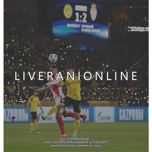 firo : 12.04.2017, Fu§ball, 1.Bundesliga, Saison 2016/2017 UEFA, Champions League, CL, CHL, Viertelfinale, Hinspiel, BVB, Borussia Dortmund - AS Monaco 2:3 GUERREIRO gegen $worldrights,Es gelten unsere AGB, einsehbar auf www.firosportphoto.de, copyright by firo sportphoto: Coesfelder Str. 207 D-48249 DŸlmen www.firosportphoto.de mail@firosportphoto.de (V o l k s b a n k B o c h u m - W i t t e n ) BLZ.: 430 601 29 Kt. Nr.: 341 117 100 Tel:Ê +49-2594-9916004 Fax:Ê+49-2594-9916005 / AGENZIA ALDO LIVERANI SAS - ITALY ONLY EDITORIAL USE ONLY
