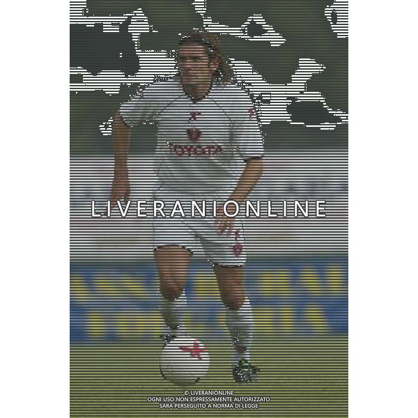 Folgaria (Tn) 16/07/2003 Ritiro del Perugia Calcio Amichevole nella foto Di Loreto Marco* foto Filippo Venezia/Agenzia Aldo Liverani