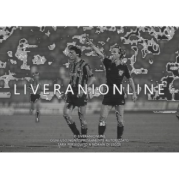 05-11-1986 MILANO SEDICESIMI DI COPPA UEFA INTER LEGIA VARSAVIA 1-0 NELLA FOTO ARBITRO Courtney (ENG) AG ALDO LIVERANI SAS