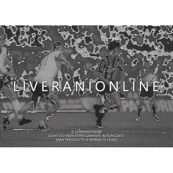 05-11-1986 MILANO SEDICESIMI DI COPPA UEFA INTER LEGIA VARSAVIA 1-0 NELLA FOTO DANIEL PASSARELLA AG ALDO LIVERANI SAS