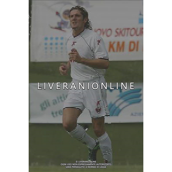 Folgaria (Tn) 16/07/2003 Ritiro del Perugia Calcio Amichevole nella foto Di Loreto Marco* foto Filippo Venezia/Agenzia Aldo Liverani