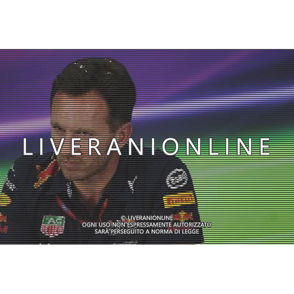 Christian Horner (GBR) Red Bull Racing Team Principal in the FIA Press Conference. 14.04.2017. Formula 1 World Championship, Rd 3, Bahrain Grand Prix, Sakhir, Bahrain, Practice Day AG ONLY ITALY AG ALDO LIVERANI SAS