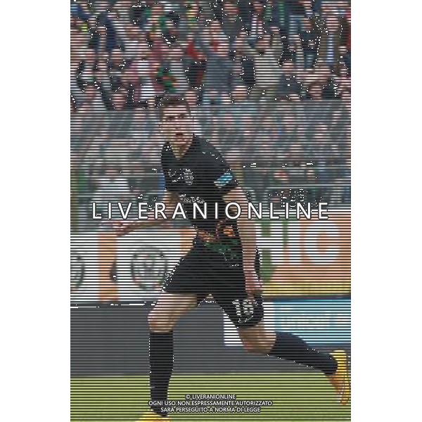 Venezia - Fano Campionato Calcio Lega Pro 35a giornata 15 aprile 2017 nella foto esultanza dopo il gol di stefano Moreo del 1-0 Â© GARBUIO / AGENZIA ALDO LIVERANI SAS 