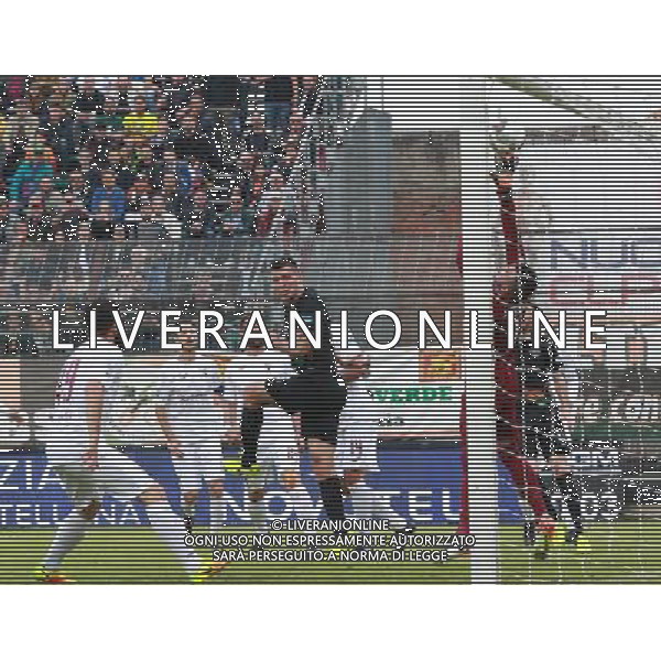 Venezia - Fano Campionato Calcio Lega Pro 35a giornata 15 aprile 2017 nella foto occasione di domizzi parata da menegatti © GARBUIO / AGENZIA ALDO LIVERANI SAS 