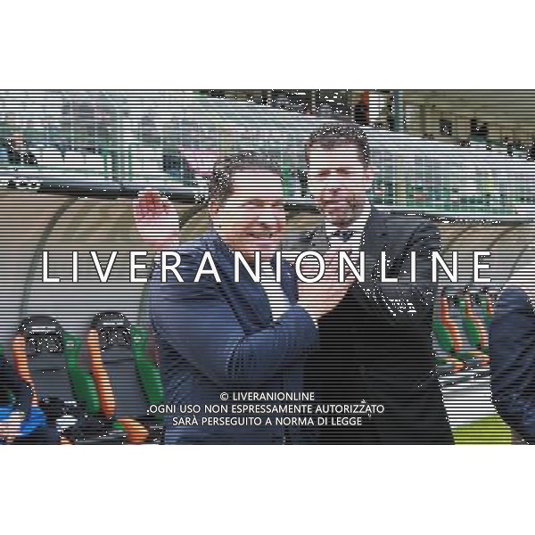 Venezia - Fano Campionato Calcio Lega Pro 35a giornata 15 aprile 2017 nella foto il presidente Joe Tacopina con John Goldman © GARBUIO / AGENZIA ALDO LIVERANI SAS 