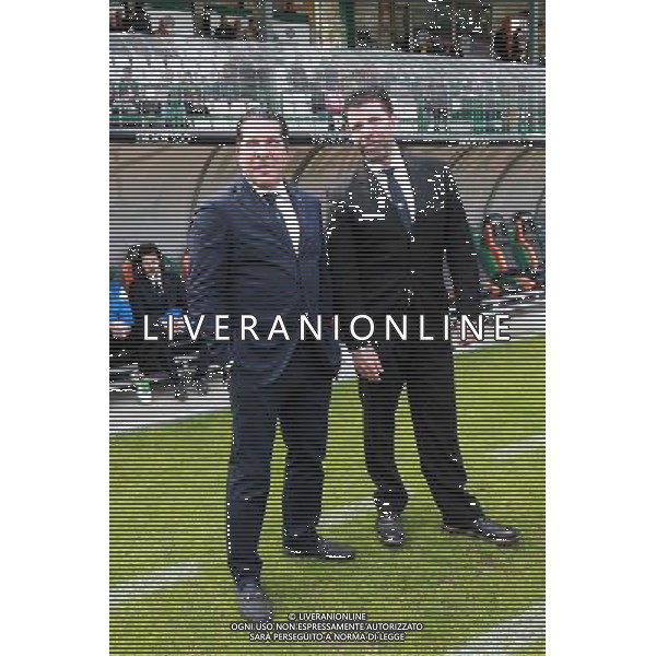 Venezia - Fano Campionato Calcio Lega Pro 35a giornata 15 aprile 2017 nella foto il presidente Joe Tacopina con John Goldman © GARBUIO / AGENZIA ALDO LIVERANI SAS 