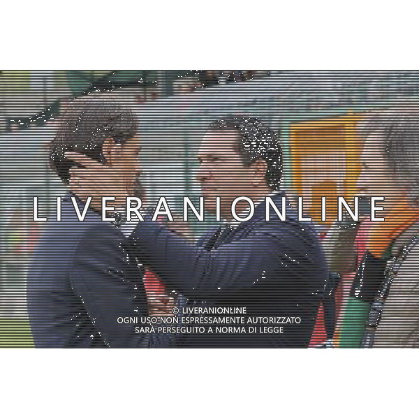 Venezia - Fano Campionato Calcio Lega Pro 35a giornata 15 aprile 2017 nella foto il presidente Joe Tacopina con Filippo Inzaghi © GARBUIO / AGENZIA ALDO LIVERANI SAS 