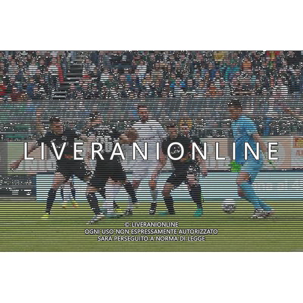 Venezia - Fano Campionato Calcio Lega Pro 35a giornata 15 aprile 2017 nella foto il gol di Lorenzo Capezzani del 1-1 © GARBUIO / AGENZIA ALDO LIVERANI SAS 
