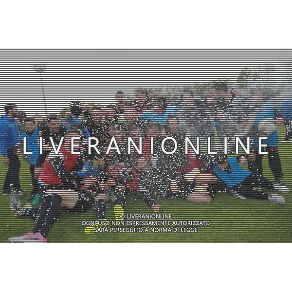 Venezia - Fano Campionato Calcio Lega Pro 35a giornata 15 aprile 2017 nella foto esultanza del venezia a fine gara per la promozione in serie B - Festeggiamenti © GARBUIO / AGENZIA ALDO LIVERANI SAS 