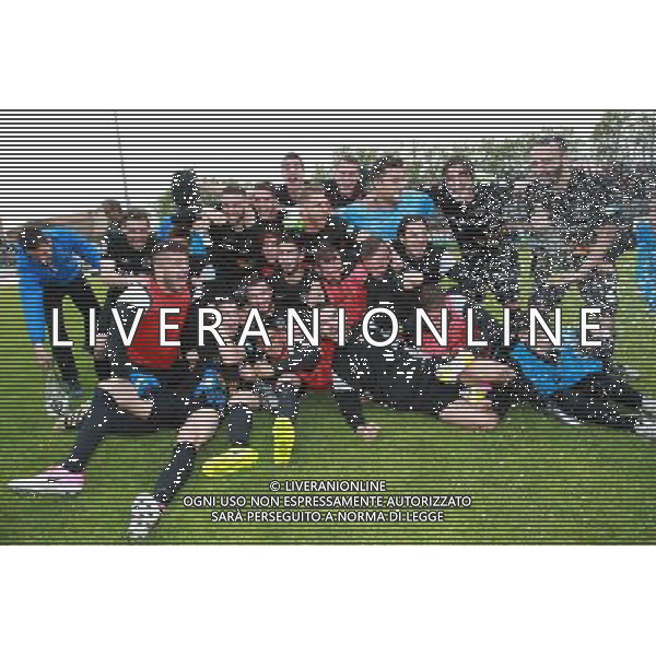 Venezia - Fano Campionato Calcio Lega Pro 35a giornata 15 aprile 2017 nella foto esultanza del venezia a fine gara per la promozione in serie B - Festeggiamenti © GARBUIO / AGENZIA ALDO LIVERANI SAS 