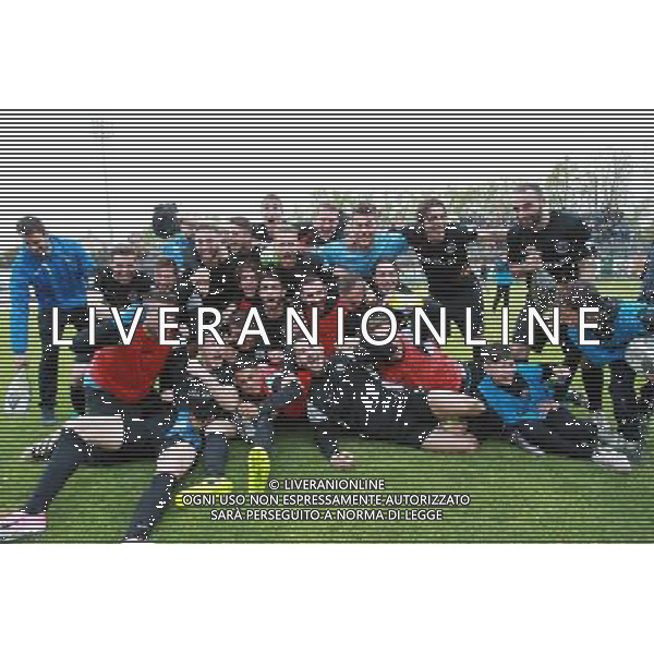 Venezia - Fano Campionato Calcio Lega Pro 35a giornata 15 aprile 2017 nella foto esultanza del venezia a fine gara per la promozione in serie B - Festeggiamenti © GARBUIO / AGENZIA ALDO LIVERANI SAS 