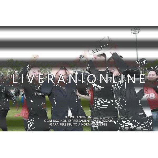 Venezia - Fano Campionato Calcio Lega Pro 35a giornata 15 aprile 2017 nella foto esultanza del venezia a fine gara per la promozione in serie B - Joe Tacopina - Festeggiamenti © GARBUIO / AGENZIA ALDO LIVERANI SAS 
