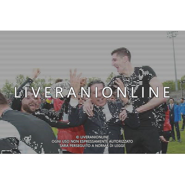 Venezia - Fano Campionato Calcio Lega Pro 35a giornata 15 aprile 2017 nella foto esultanza del venezia a fine gara per la promozione in serie B - Joe Tacopina - Festeggiamenti © GARBUIO / AGENZIA ALDO LIVERANI SAS 