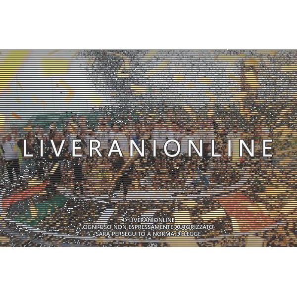 Venezia - Fano Campionato Calcio Lega Pro 35a giornata 15 aprile 2017 nella foto Festeggiamenti, esultanza del venezia a fine gara per la promozione in serie B Â© GARBUIO / AGENZIA ALDO LIVERANI SAS 