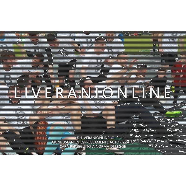 Venezia - Fano Campionato Calcio Lega Pro 35a giornata 15 aprile 2017 nella foto Festeggiamenti, esultanza del venezia a fine gara per la promozione in serie B - joe tacopina © GARBUIO / AGENZIA ALDO LIVERANI SAS 