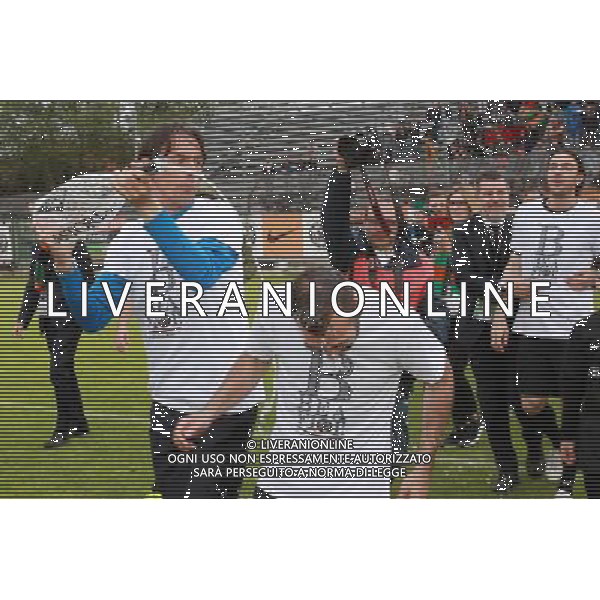 Venezia - Fano Campionato Calcio Lega Pro 35a giornata 15 aprile 2017 nella foto Festeggiamenti, esultanza del venezia a fine gara per la promozione in serie B - filippo inzaghi © GARBUIO / AGENZIA ALDO LIVERANI SAS 
