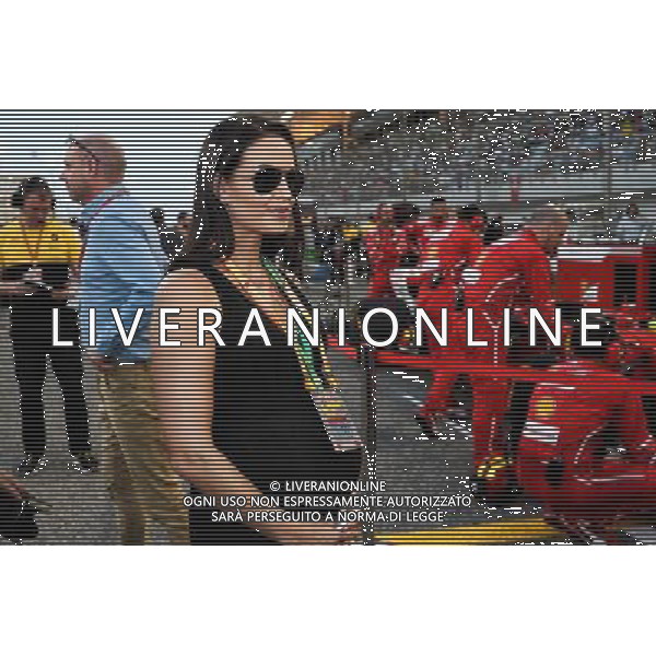 Minttu Raikkonen (FIN) on the grid. 16.04.2017. Formula 1 World Championship, Rd 3, Bahrain Grand Prix, Sakhir, Bahrain, Race Day. ONLY ITALY AG ALDO LIVERANI SAS