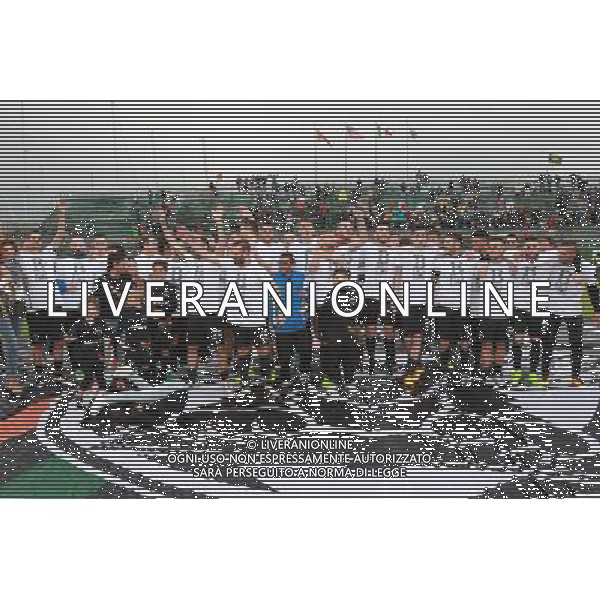 VENEZIA 15-04-2017 VENEZIA F C /A.J.FANO NELLA FOTO:FESTEGGIAMENTI DEL VENEZIA A FINE PARTITA FOTO PAOLA GARBUIO/AG.ALDO LIVERANI
