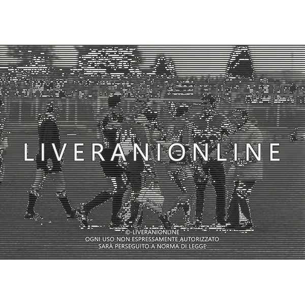 QUALIFICAZIONI MONDIALI SPAGNA 1982- 11-10 1980 LUSSEMBURGO ITALIA NELLA FOTO INFORTUNIO GIOCATORE LUSSEMBURGO AG ALDO LIVERANI SAS