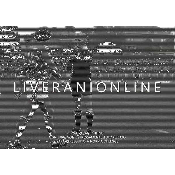 QUALIFICAZIONI MONDIALI SPAGNA 1982- 11-10 1980 LUSSEMBURGO ITALIA NELLA FOTO ARBITRO WEERINK AG ALDO LIVERANI SAS