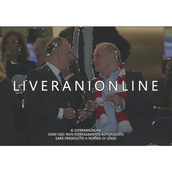 firo Fu§ball, Fussball, 18.04.2017 Uefa Champions League, CL Saison 2016/2017 Viertelfinale, RŸckspiel Real Madrid - FCB FC Bayern MŸnchen Muenchen FCB Vorstand, Vorstandsvorsitzender, Bayern-Boss, Boss, Karl-Heinz Kalle Rummenigge, FCB PrŠsident Ulrich Uli Hoene§ Hoeness $worldrights Es gelten unsere AGB, einsehbar auf www.firosportphoto.de copyright by firo sportphoto: Coesfelder Str.207 48249 DŸlmen www.firosportphoto.de mail@firosportphoto.de (V o l k s b a n k B o c h u m - W i t t e n ) IBAN DE68 4306 0129 0341 1171 00 Tel:Ê 02594 - 9916004 Fax:Ê02594 - 9916005 AG ALDO LIVERANI SAS ONLY ITALY