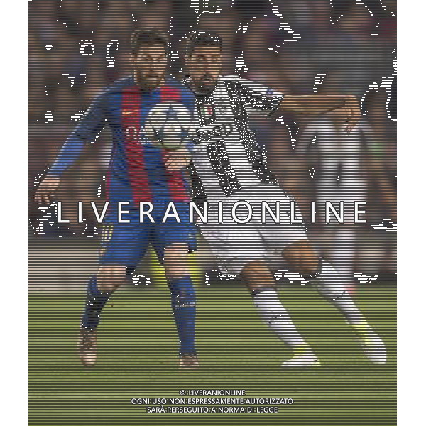UEFA Champions League 2016/2017 Quarti di Finale Ritorno Barcellona (Spagna) - 19.04.2017 Barcellona-Juventus Nella Foto: lionel Messi e Khedira /Ag. Aldo Liverani