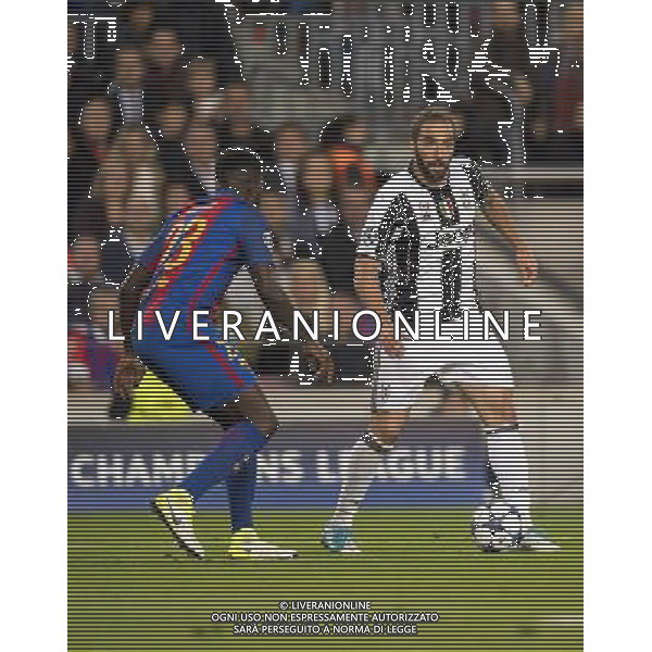 UEFA Champions League 2016/2017 Quarti di Finale Ritorno Barcellona (Spagna) - 19.04.2017 Barcellona-Juventus Nella Foto:Higuain gonzalo e samuel Umtiti /Ag. Aldo Liverani