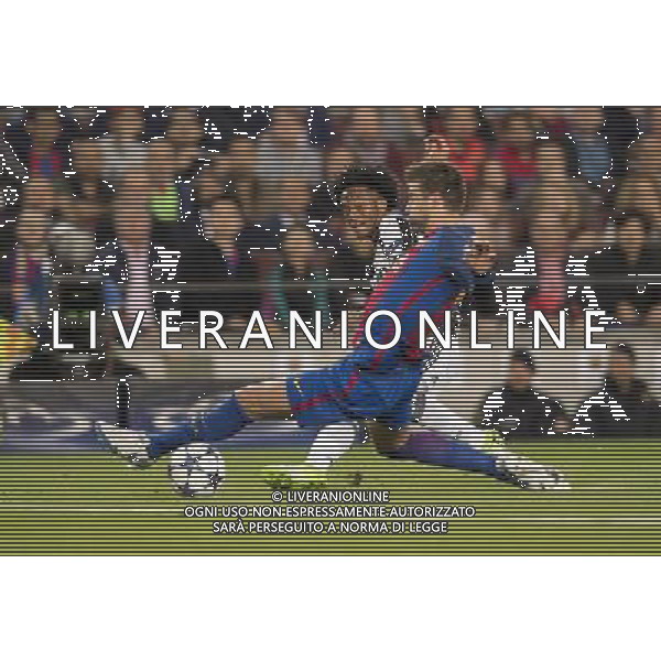 UEFA Champions League 2016/2017 Quarti di Finale Ritorno Barcellona (Spagna) - 19.04.2017 Barcellona-Juventus Nella Foto: juan Cuadrado e gerard Pique\' /Ag. Aldo Liverani